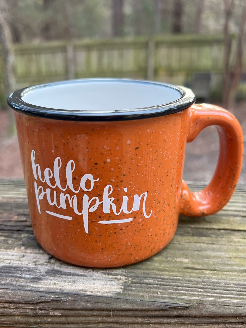 M Ware Hello Pumpkin Ceramic Mug